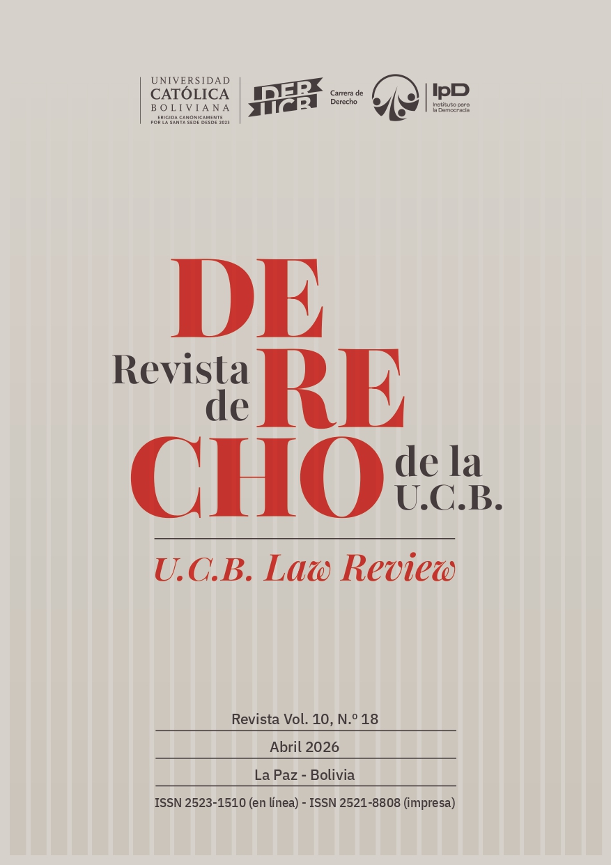 Portada de UCB Law Review